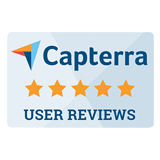 Image is a Capterra User Review logo that users can click to redirect to Capterra reviews for Simplicity.